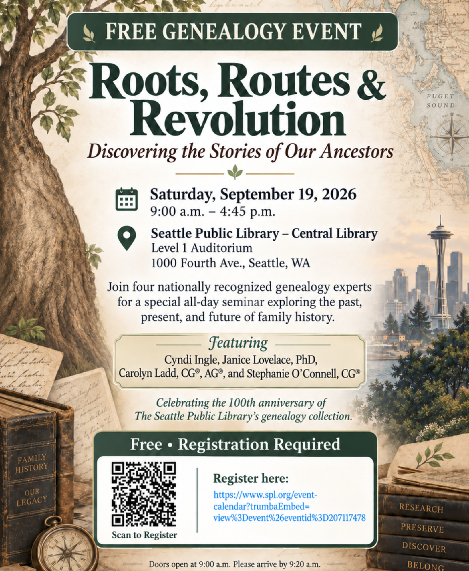 queen city genealogy speaking event